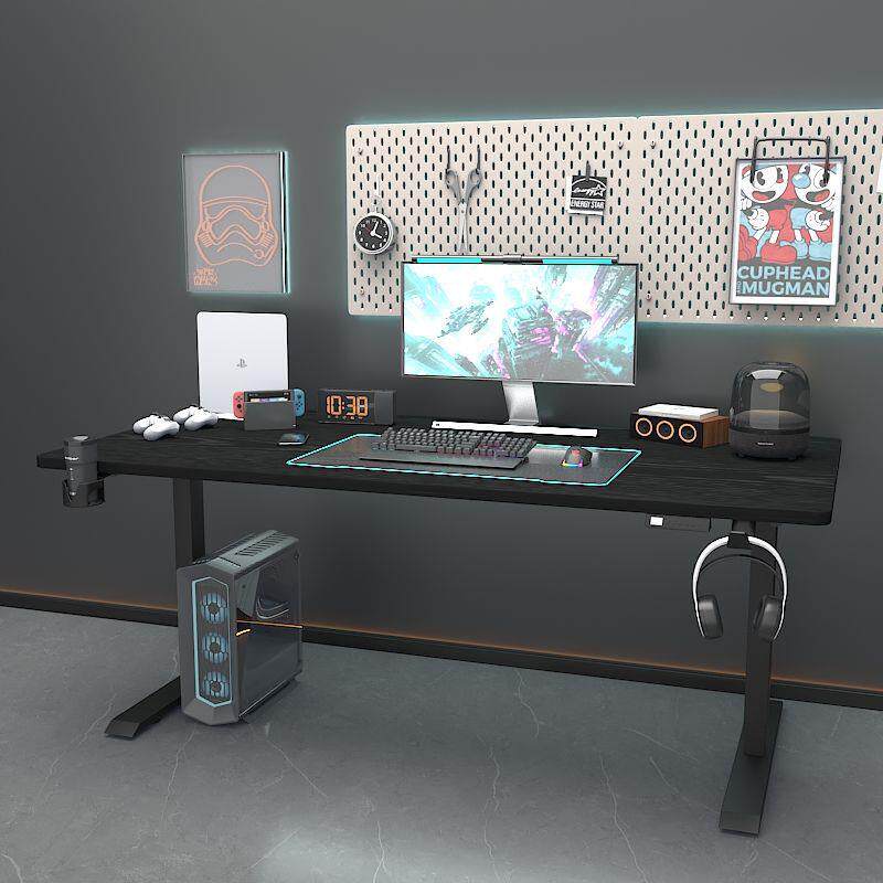 智能升降桌全自动升降电脑桌升降办公桌电竞桌双人电脑桌可升降