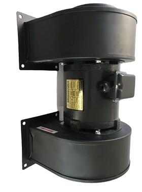 双口离心风机，CY125M挤出机械双口多翼式风机，塑料机械风机