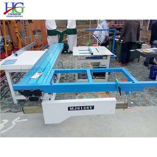 90度细木工板裁板锯家具制造木工刨削机全自动塑料板开料推台锯