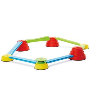 GONGE丹麦幼儿感统训练户外玩具过桥河石构建平衡组2238