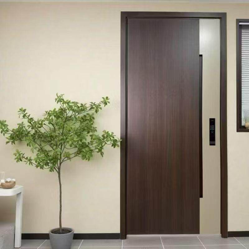 断桥系统门甲级入户防盗门铝板拼接保温隔热隔音家用工程门厂