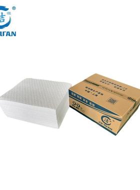 洁源OP45040B白色4MM厚耐磨型吸油垫50片/箱压点吸油棉复合吸油片