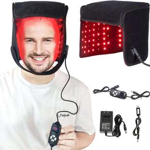 led红光灯珠护发帽防脱固发红外线理疗帽疗养院生发帽红光生发帽