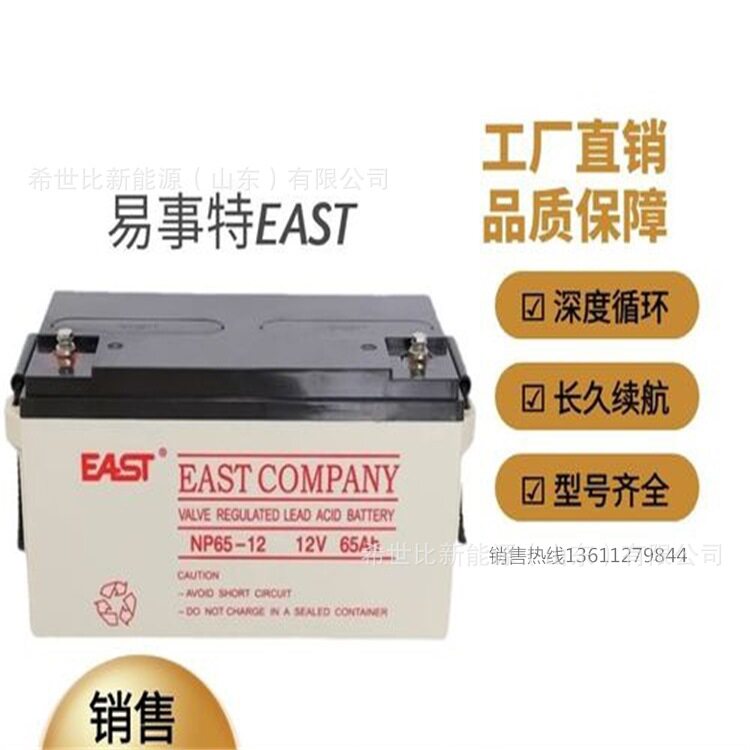 易事特通信蓄电池12V65AH稳连