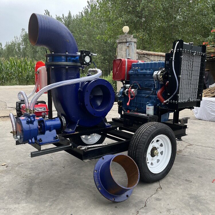 自动吸水大流量水泵农业灌溉浇水设备工程排水市政抗洪排水泵
