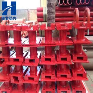 DN125泵管U码座固定墙面砼泵管道支架U型支架