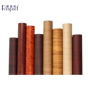 直销威诗柏木纹贴衣橱柜家具翻新装 饰加厚PVC木纹膜波音软片