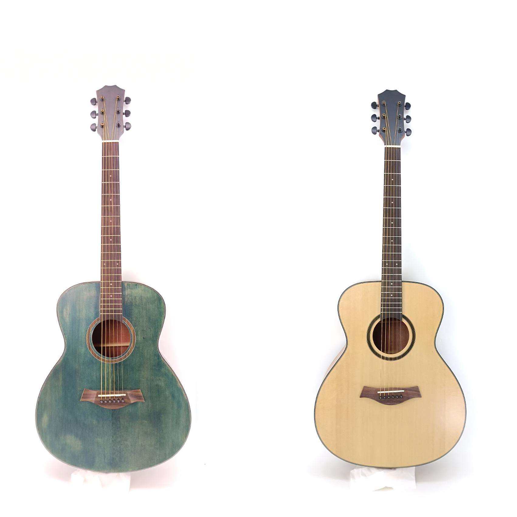 40寸单板吉他初学者哑光靠手民谣云杉面单木吉他民谣乐器jita