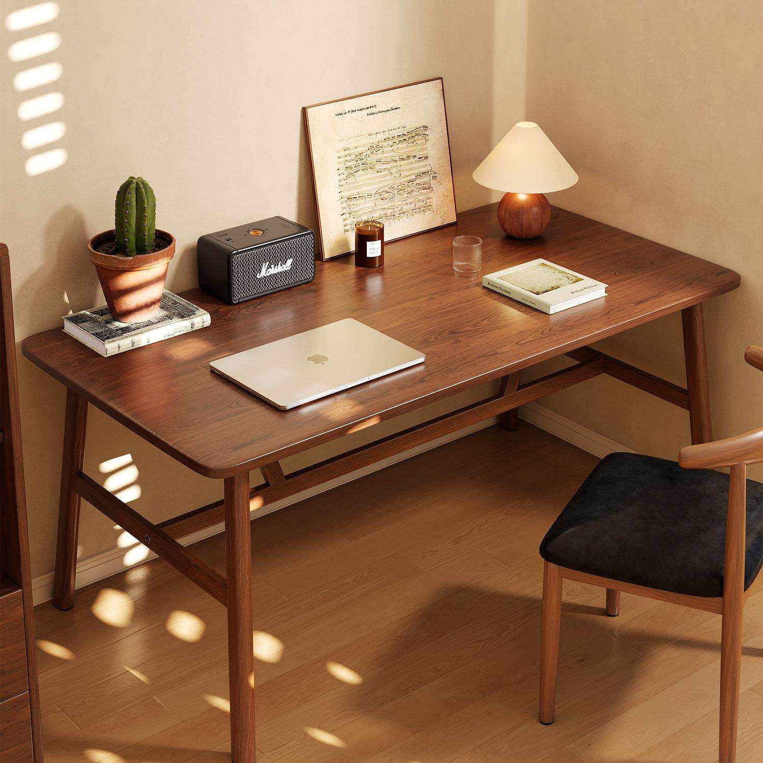 电脑桌卧室家用书桌办公桌子女生简约工作台长方形简易出租屋桌椅