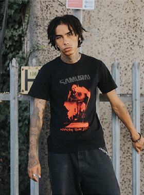 赛博朋克2077武侍T恤 INSERT COIN CDPR游戏周边正版授权