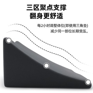 老人垫护理孕妇侧身神器瘫痪卧床病人防褥疮三角枕头侧睡腰垫