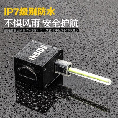 自行车骑行尾灯流星领航流水灯公路车夜间警示后灯充电防水爆闪灯