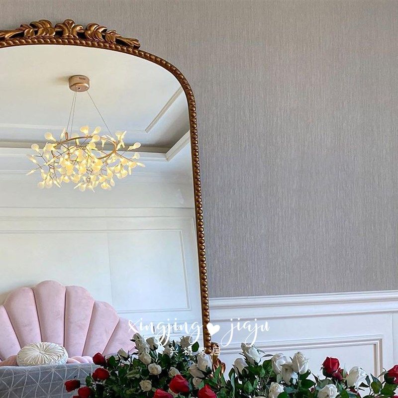 欧式雕花全身镜法式复古网红置地镜服装店试衣镜衣帽间壁挂穿衣镜,住宅家具,穿衣镜,淘宝优惠券,粉丝福利购,淘宝优惠卷