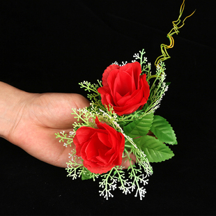 饰小花花车花盘磁铁车把花头结婚婚庆车花车花花后视镜 副车婚车装