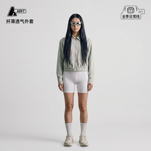 ADVT 短款女款轻薄外套夹克 2026新款上衣防风马卡龙多色美式复古