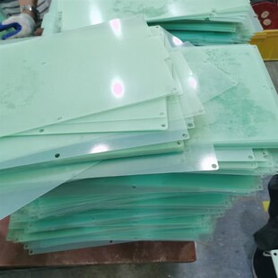 水绿色环氧板阻燃玻纤板1mm现货FR4加工件绝缘材料无卤环氧树脂板