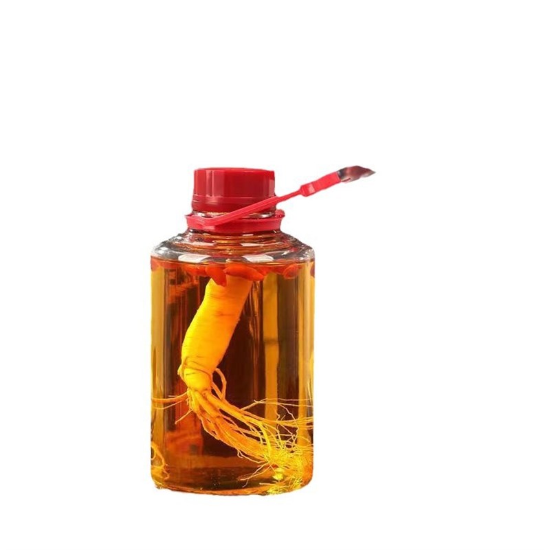 酒桶加厚泡酒瓶酒坛5斤10斤家用玻璃密封杨梅酿酒罐带提手