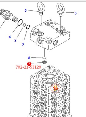 07959-20001黄油嘴PC200-6 PC200-7 PC200-8挖机配件