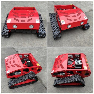 现货7.5马力汽油遥控割草机 多功能履带可爬坡小型Crawler mower