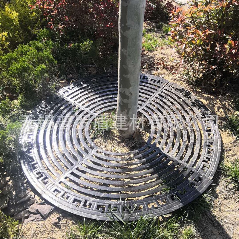 庭院护树盖板树坑保护护树板绿化带格栅钢板不锈钢树篦子铸铁树围