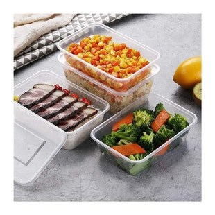 disposavble rectangular packing lunch plastic box 1000
