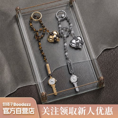 BooDazz×GOFEFE设计师联名款 心之钥水晶串珠包包挂件