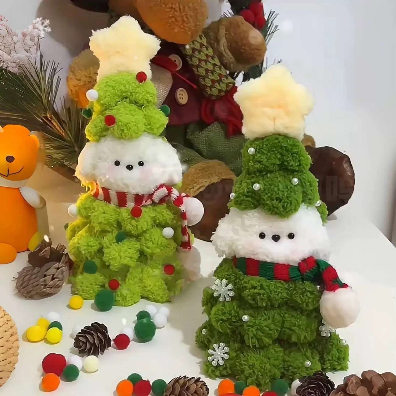 圣诞小狗diy扭扭棒材料包创意手工礼物圣诞装饰送男女友闺蜜礼物