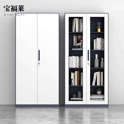拆装钢制文件柜档案柜办公室资料柜财务凭证带锁储物柜铁皮柜套色