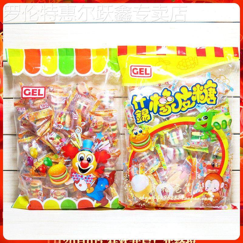 金冠卖家 香港GEL汉堡包橡皮糖 汉堡包造型软糖儿童休闲 零食500