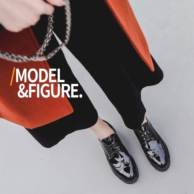 小黑鞋2025新款l夏季平底黑色小皮鞋女百搭英伦风韩版单鞋软底鞋,女鞋,深口单鞋,淘宝优惠券,粉丝福利购,淘宝优惠卷