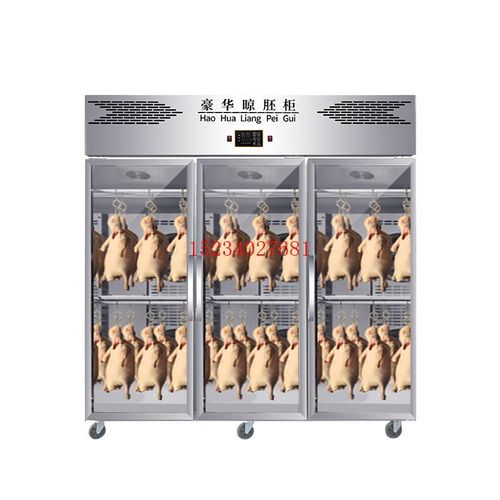晾鸭柜商用晾胚柜风冷烤鸭风干柜吹鸭柜保鲜鸡鹅烧腊W柜除湿挂鸭