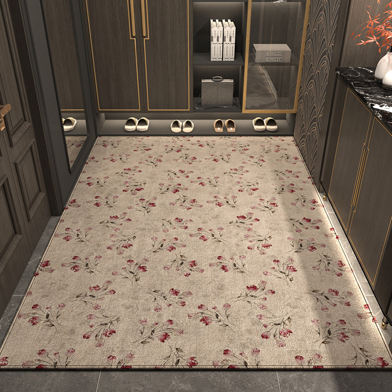 碎花入户门进门地垫门口玄关门垫防滑脚垫客厅地毯可Y裁剪脚踏垫,居家布艺,入户地垫,淘宝优惠券,粉丝福利购,淘宝优惠卷