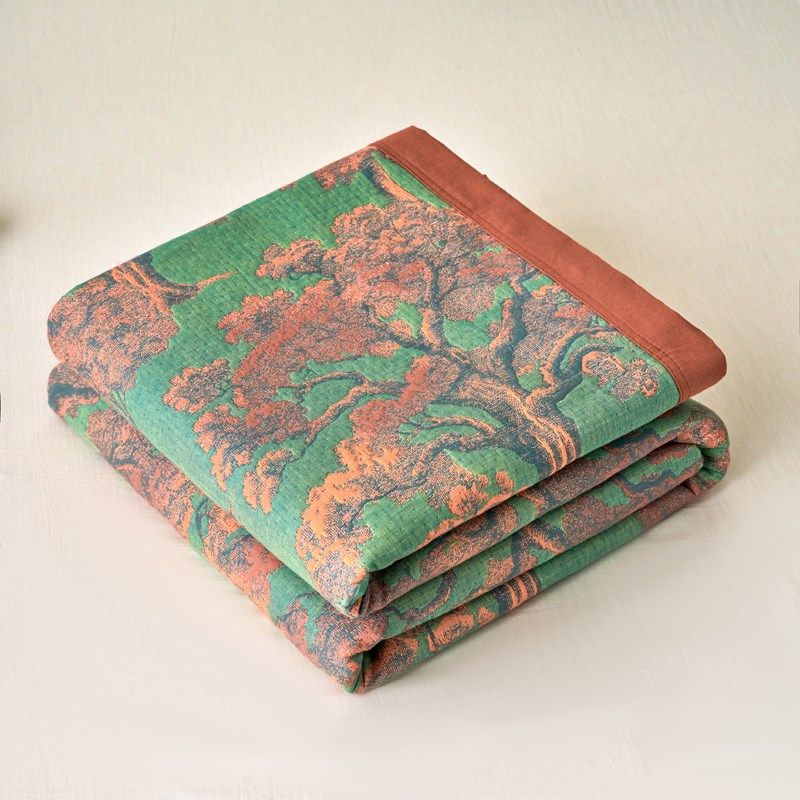 全棉彩纱双层纱夏凉被q空调被三层纱多功能巾被纱布毯细纱床盖,床上用品,休闲毯/毛毯/绒毯,淘宝优惠券,粉丝福利购,淘宝优惠卷