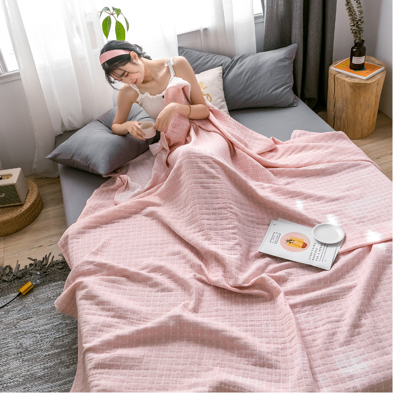 夏季水洗全棉纱布k毛巾被夏被单人夏凉被午睡休闲盖毯空调被子,床上用品,休闲毯/毛毯/绒毯,淘宝优惠券,粉丝福利购,淘宝优惠卷