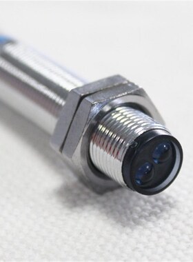 M12光电开关NPN PNrP 三线常开 常闭 1-15厘米可调漫反射型传感器