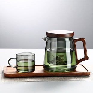 耐高温茶具煮茶壶器单壶玻璃泡茶壶茶水分离 茶壶泡茶家用2024新款