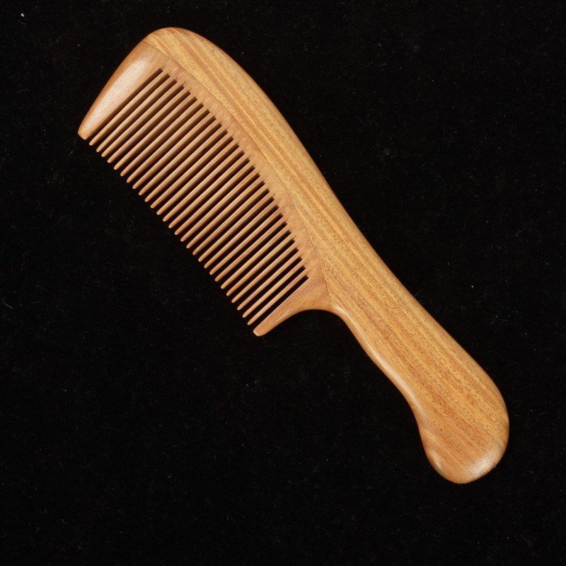 大恒绿檀木梳家用平柄绿檀木长发梳实木卷发密齿球柄绿檀梳子,家庭/个人清洁工具,梳子/化妆梳/按摩梳,淘宝优惠券,粉丝福利购,淘宝优惠卷