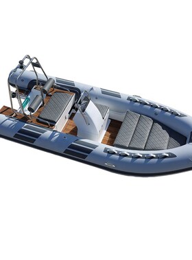 青岛厂家钓鱼船 皮划艇 RIB480D玻璃钢底充气艇 水上户外用品