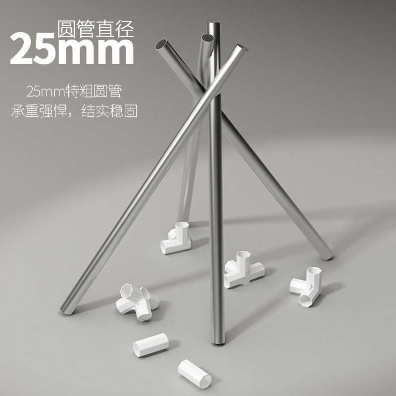 简易组装衣柜卧室双人布艺收纳柜实用布衣柜钢管加粗加固全钢架