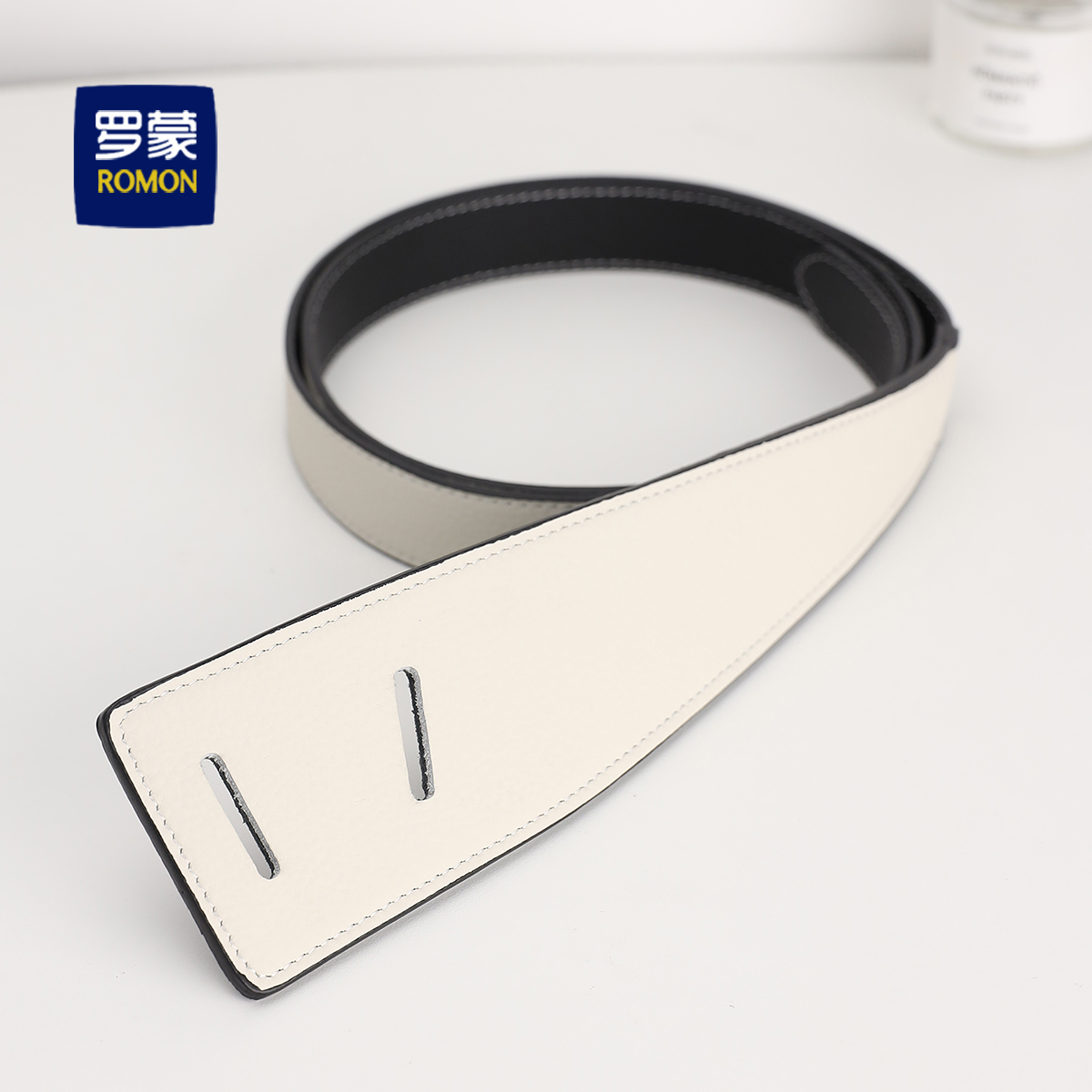 软牛皮皮带时尚百搭配西装