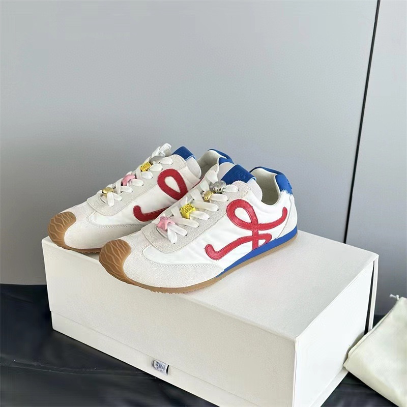 2025罗家季新款复古平底德训鞋