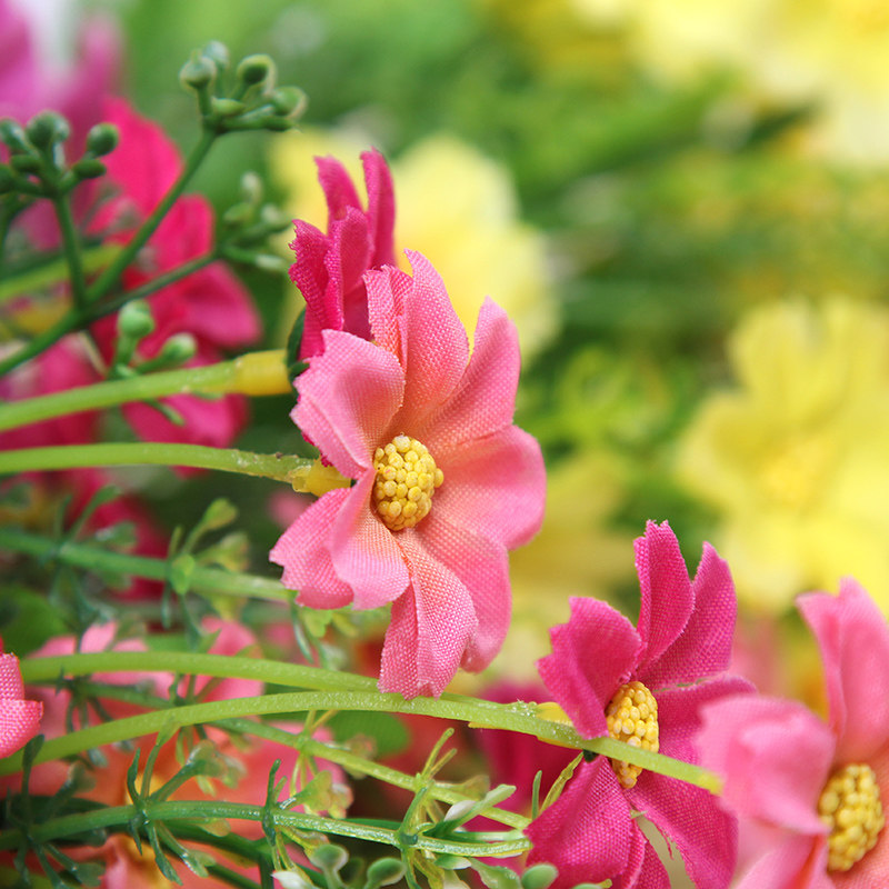 仿真小雏菊栅栏装欧式现代瓶装饰绢客厅橱窗,家居饰品,仿真花/假花,淘宝优惠券,粉丝福利购,淘宝优惠卷