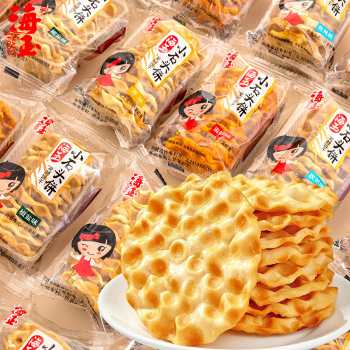 海玉石头饼烤馍饼干整箱批发