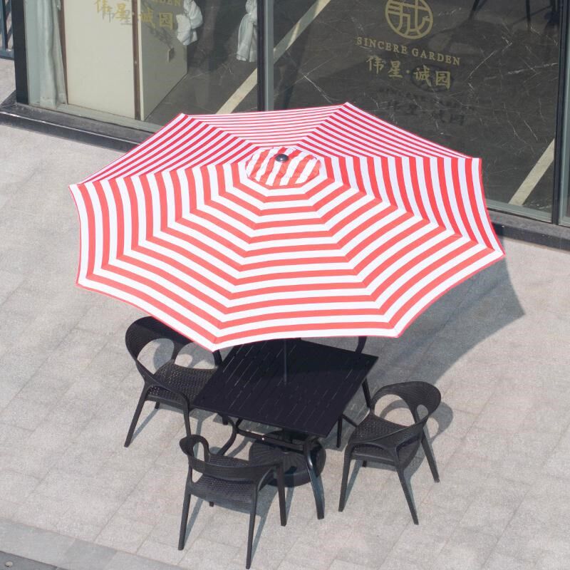 蓝白条中柱伞户外遮阳伞沙滩中柱伞室外咖啡店外摆大型Z休闲条纹,住宅家具,中柱伞,淘宝优惠券,粉丝福利购,淘宝优惠卷