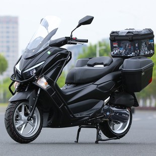 成人踏板车150c摩托车燃油助力车整车可上牌代步车助动车长途摩旅