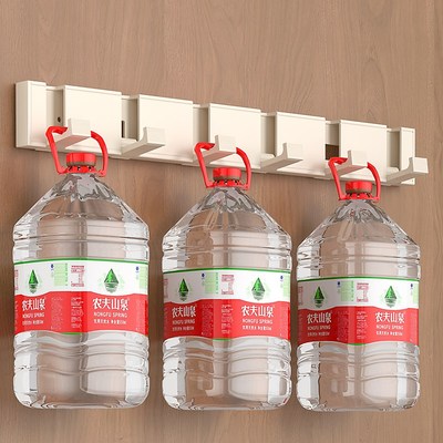 奶白隐形c挂钩门后粘胶排钩进门玄关墙上浴室卫生间入户挂衣钩