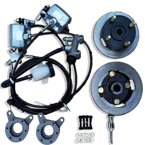 鼓煞改碟煞电动三轮车碟煞改装油煞后桥煞车改装重载电动车碟煞件