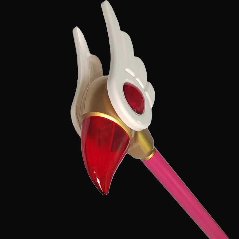 百变小樱魔法杖鸟头杖星星杖小樱cos道具手杖可替换少女樱魔法棒
