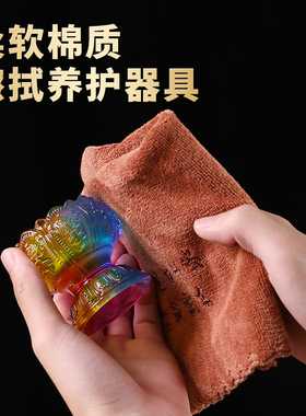 佛像清洁专用清理工具除尘清洁观音打扫神像用品净佛尘巾扫刷子全