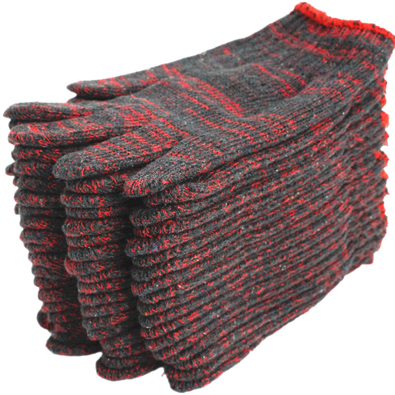 线手套劳保工作耐磨机械修理纯棉纱线男女士加厚防滑模具搬运耐温